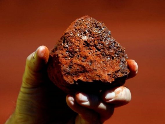 Iron Ore Minério de Ferro, principal insumo para a indústria siderúrgica. Fonte: Exame Invest.