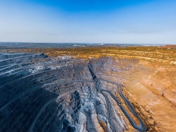 Iron mine Mineração a céu aberto em larga escala
